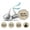 Beige (Burlap), variant on Darling Souvenir 190 Pcs Retirement Party Favor Stickers chocolate&nbsp;Candy Labels-Navy Blue