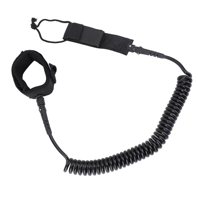 9.8ft Surf Leash Spiral 7mm Thickness TPU Coiled Paddle Board Leash Paddleboard Rope for Surfing and Paddleboarding