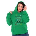 thumbnail image 3 of Ugly Christmas Pattern Light it Up Hoodie Sweatshirt Women Men Brisco Brands S, 3 of 6