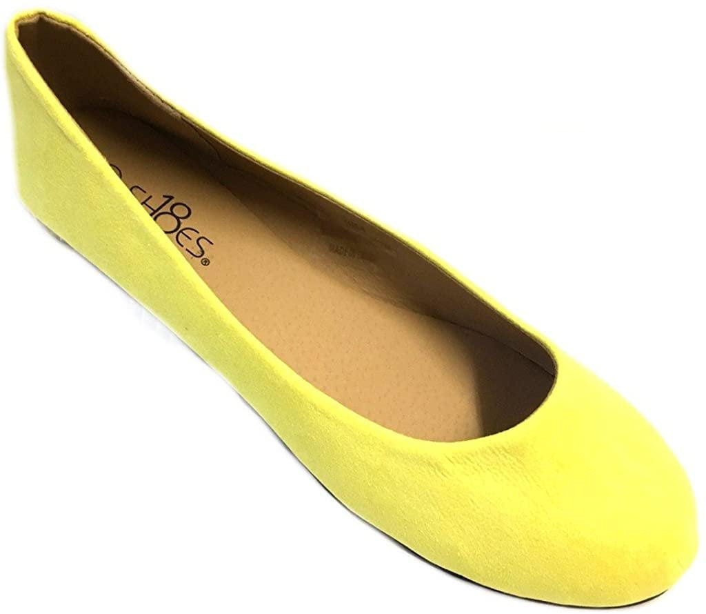 mustard yellow ballet flats