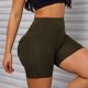 thumbnail image 2 of TaTaai Women's Denim Look Printed Yoga Shorts Mid Waist High Stretch Breathable Boyshorts Leggings for Gym Workout Casual Street Wear Non-See-Through Gift, 2 of 7