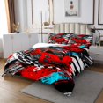 thumbnail image 3 of Erosebridal Cartoon Car Quilt Sets for Queen Size Bed, Racing Car Bed Set, Speed Sports Decor 3 Pieces, 3 of 5