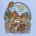 thumbnail image 6 of Wild Bobby Trendy Landscape With Daisies Cactus Monarch Butterfly Nature Lover Men Long Sleeve Shirt, Light Blue, XX-Large, 6 of 6