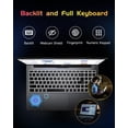 thumbnail image 3 of 15.6" IPS FHD Laptop, 16GB RAM 1TB SSD Intel Pentium Quad Core N100 (Beat to i3-1115G4 Up to 3.4GHz) with Backlit Keyboard Fingerprint Computer Sliver, 3 of 7