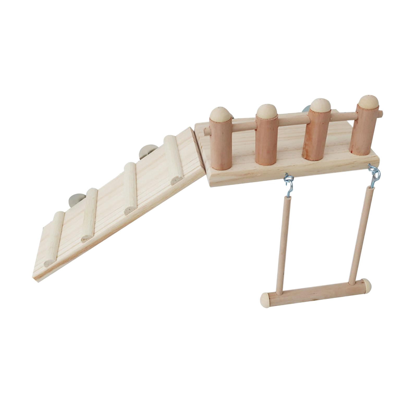 Bvdfgk Bird Perches Cage Toys Bird Wooden Play Gyms Stands Bird Cage Accessories Parrot