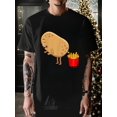 thumbnail image 2 of Playera Estampada Camiseta para para HombreFunny French Fries Designs For Men Women Potato Food Eaters T-Shirt Summer Comfortable Casual Short Sleeve T-Shirt Tee For Adult, Men, Women, Teen, Teenage, 2 of 7