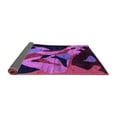 thumbnail image 2 of Ahgly Company Indoor Square Oriental Purple Modern Area Rugs, 8' Square, 2 of 4