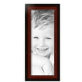 thumbnail image 2 of ArtToFrames 7" x 19" Matte mahogany Diploma Picture Frame, 7x19 inch Brown Wood Poster Frame (WOM-5108), 2 of 7