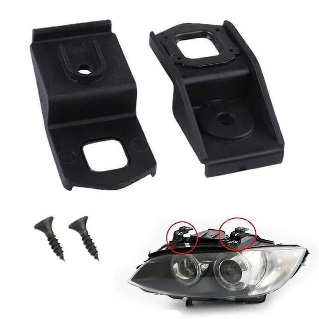 2pcs Headlight Mount Tab Repair Kit 63117182519 For BMW E92 E93 330 325 320 318 316 335 Coupe Convertible 2-door 2007-2013