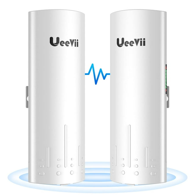 UeeVii Pont WiFi Extérieur : Pont Sans Fil 5.8G Point à Point CPE450 Plug and Play pour Extension de Réseau, CPE Longue Portée 3KM, IP65 Étanche, Idéal f