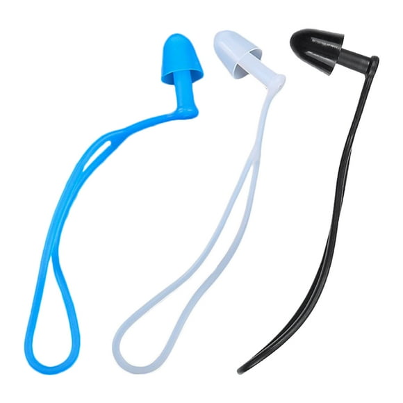 3 Pairs Silicone Waterproof Ear Plugs for Diving Swimming Surfing Bathing