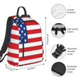 thumbnail image 2 of Yiaed America Flags3 Print Lightweight Backpack Travel Backpacks Hiking Daypack for Women Men, 2 of 5