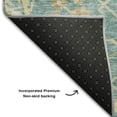 thumbnail image 5 of Addison Rugs Mayfield Premium Machine Washable Traditional Global Teal Rectangle Rug, 10' x 14', 5 of 6