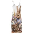 thumbnail image 5 of Easter Bunnies Rabbits Sleeveless Dress Woman Fashion Long Dresses Women's Summer Suit Dress Summer 2025 Women, 5 of 7