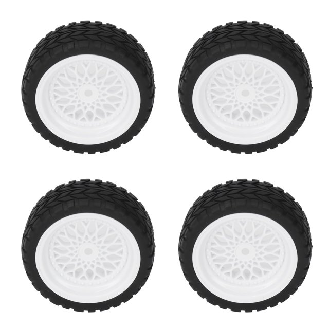 Neumáticos para ruedas RC, 4 piezas Neumáticos para ruedas RC Neumáticos de goma Neumáticos de goma RC Durabilidad mejorada