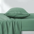 thumbnail image 5 of JCrown Premium Hotel Style Bed Sheets – Rich and Soft Hand, Breathable, and Cooling – Resistant to Wrinkle, Shrinkage, Fade, and Stain – Easy Care (Green, Full), 5 of 5