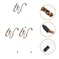 thumbnail image 3 of 3Pcs Cat Teaser Wand Toy with Leopard Ribbon Funny Stick Toy for Cats Kitten, 3 of 7