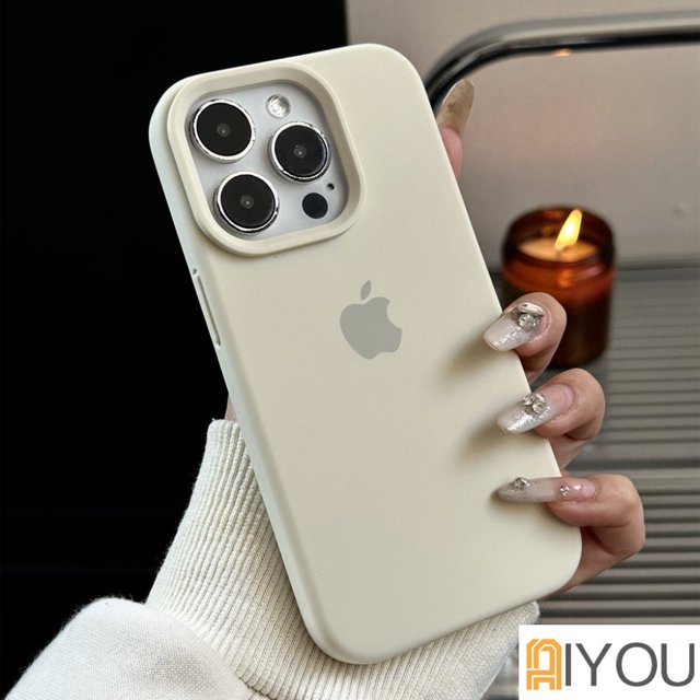 Funda Oficial De Silicona Líquida Morada Berry IPhone 14 Pro Max Cubierta Trasera Suave A Prueba De Caídas 14Plus Carcasa