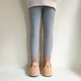 thumbnail image 2 of uikmnh Girls Pants Thermal Pants Casual Fashion Slim Fit Leggings for Toddlers and Children Size:9-10 Years, 2 of 4