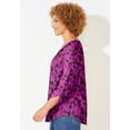 thumbnail image 3 of Catherines Women's Plus Size Liz&Me V-Neck Top, 3 of 4