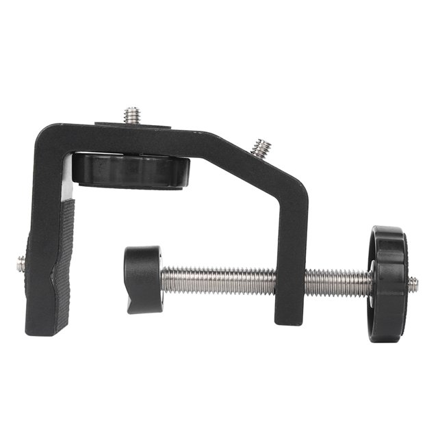 Soporte de Cámara con Abrazadera en C con Tornillos de 1/4 Soporte de Cámara con Abrazadera de Escritorio de aleación de Aluminio Resistente para Monitor de Cámara Web DSLR