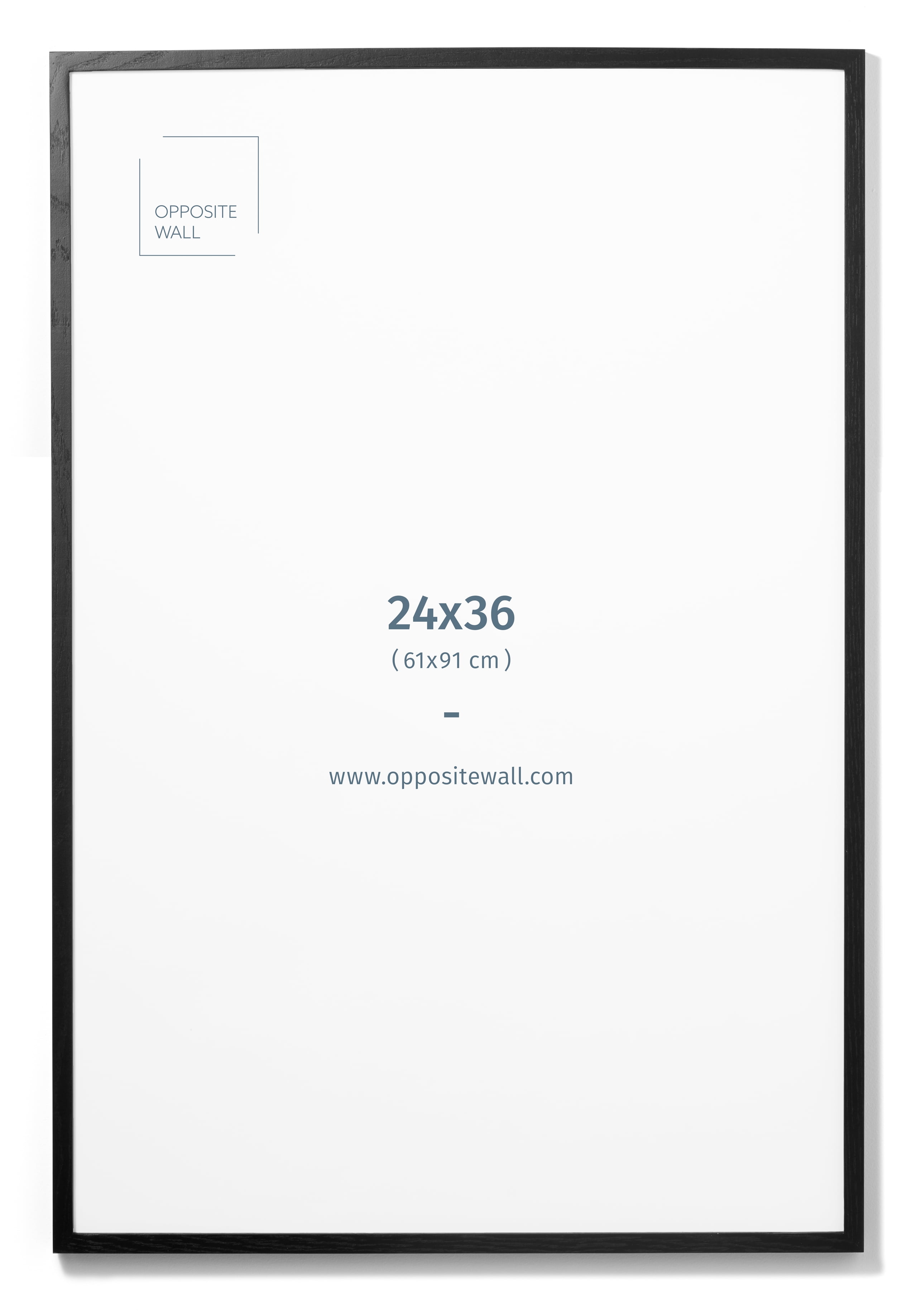 (24x36 in 61x91 cm) Black Solid Oak Wood Picture Frame Poster Frame Wall Photo Frame Walmart