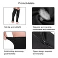 thumbnail image 2 of Fugacal Calcetines de compresión, Calcetines deportivos Calcetines de alivio para hombre y mujer, deporte, running, correr, rendimiento, circulación sanguínea (L/XL-negro) Fugacal No se aplica, 2 of 6