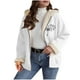 thumbnail image 2 of Ailaofu Women's Plus Rope Detail Oversized Hoodie Sherpa Zip Up Jacket, 2 of 7