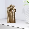 thumbnail image 5 of JM Figura de escultura pintada a mano, figura de tres hermanas de My Side, escultura de hermana, estatua de resina pintada a mano, estante de escritorio, decoración en casa, oficina, tienda, regalos de hermanas de hermana JM, 5 of 5