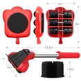 thumbnail image 4 of Elevador de muebles Mega Maxx con 4 rodillos rojos, carga de 300 kg, 4 of 8