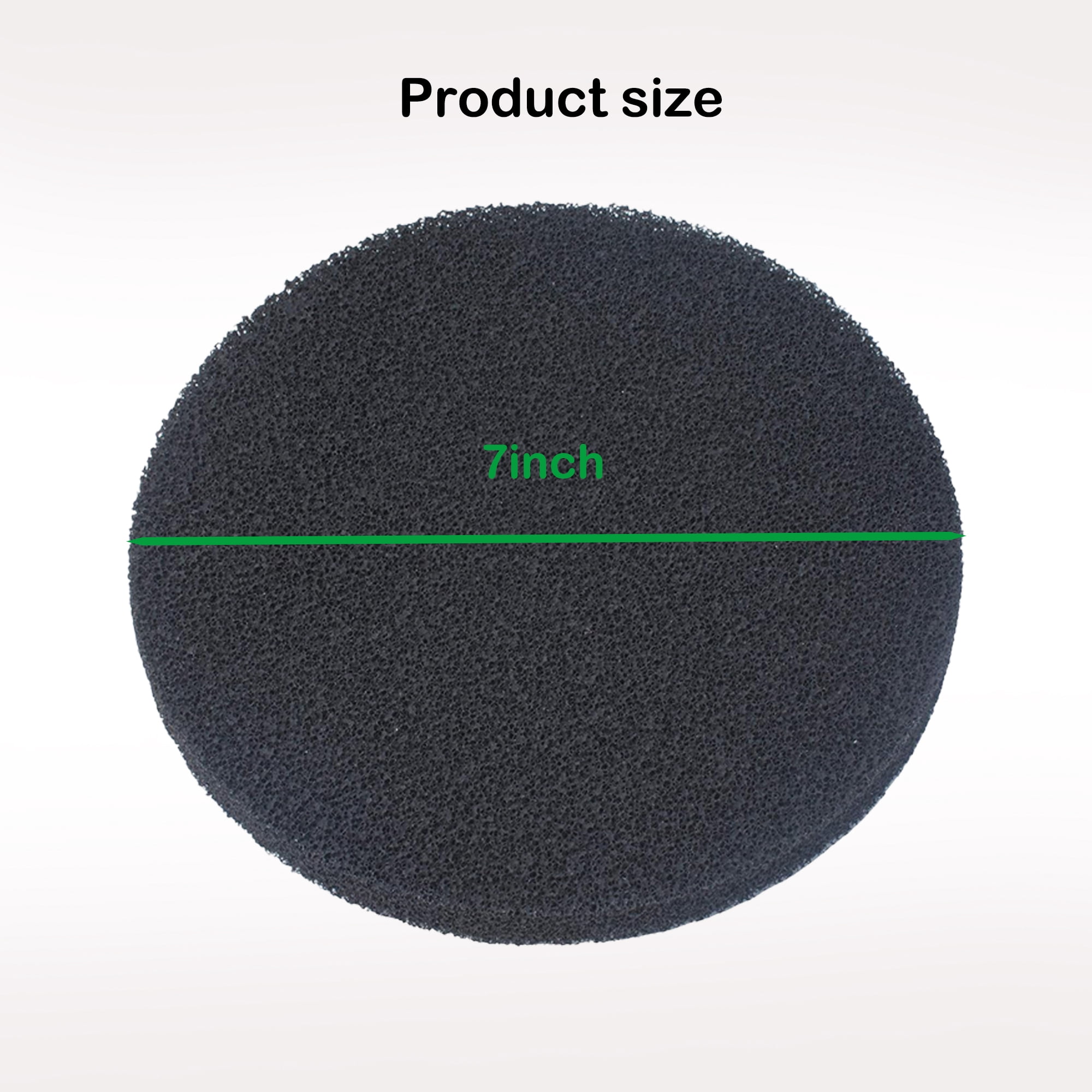 ATITOWEL Aquarium Replacement Carbon Foam Filter Pads for Fluval FX4 / FX5 / FX6 Filtration Systems Sponge (Pack of 8)