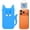 blue, variant on Fox-Shaped Phone Holder for Beach Bag White