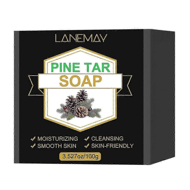 All Natural Pine Tar Soap Bar, Anti Acne Eczema Psoriasis Itch Relief ...