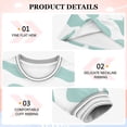 thumbnail image 3 of Teal Drop Shapes Girls'long-sleeved dress Thickened A-dress Warm Dress Basic Shirt Party Dresses, 3 of 7