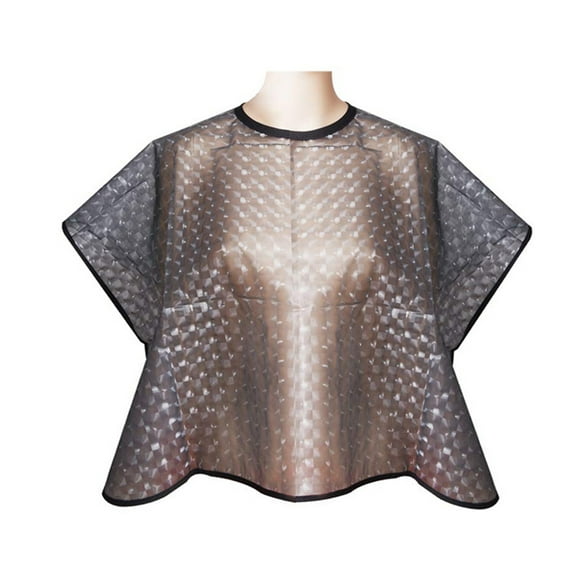 Raindrops  Scissors Professional Haircut Bib Apron Child Elderly Black