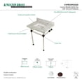 thumbnail image 2 of Kingston Brass KVPB30MASQ7 Templeton 30" Rectangular Marble Wall Mounted Bathroom Console, 2 of 7