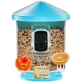 VEVOR Smart Bird Feeder with 2K HD Camera AI Bird ID, SolarPowered