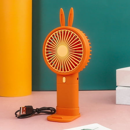 

Big holiday Deals! Dqueduo Cute Cartoon Rabbit Fan Children s Day Gift Student Handheld Fan Bracket Fan Desktop Mini Fan Best Gifts for Family on Clearance