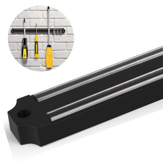 Portacuchillos magnético, Portacuchillos magnético, Portacuchillos de tira magnética para cocina, Montado en la pared de tira magnética para montaje en pared 33 cm / Pieza Adepaton LL-0165