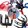 thumbnail image 2 of 2 Pcs Fish Claw Gripper, 2 Claw Metal Fish Control Clamp Claw Tong Grip Tackle Tool, Metal Fish Claw Catcher, Multifunctional Anti-Slip Fishing Pliers Gripper for Catch Fish Fishing Accessories, 2 of 7