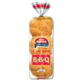thumbnail image 6 of Aunt Hattie's Big BBQ Buns, Sesame Seed Hamburger Buns, BBQ Bread, 6 Count, Shelf-Stable, 6 of 13