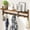 5 Hooks, variant on Coat Rack Wall Mount with Shelf, 29" Coat Hooks Wall Mounted with 9 Metal Hooks for Entryway, Bathroom, Bedroom, Living Room, Kitchen, 2 Tier Wall Hooks for Clothes, Hat, Towel, Key, Purse