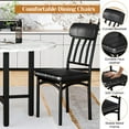 thumbnail image 3 of Furlinkhm Round Dining Table Set for 4,Faux Marble Circle Dining Table Set with Chairs,Modern Kitchen Table and Chairs Set for 4,Round Dinner Table & Chair Set for Small Space,White, 3 of 9