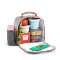 thumbnail image 2 of Fit + Fresh Townsend Lunch Bag Kit with Containers, Grey Thin Stripe, 2 of 3