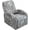 C191-12, variant on 4-Piece Stretch Recliner Slipcovers for Small Chairs - Printed Fabric, Non-Slip, Pet Protective Storage Pocket