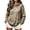 Army Green*, variant on OSOLU Women's Hoodie Leopard Print Long Sleeve with Pocket Relaxed Fit Hooded Sweatshirt, White