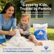 Sandpiper Play Sand for Kids, 25 Lbs Silica Sand for Sandbox, Crafts & Sensory, 4 Pack