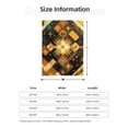 thumbnail image 2 of Lightweight Plush Fuzzy Cozy Soft Blankets Colorful Geometry Warm Plush Fluffy For Blanket Teen Girls Women Couch Bed Sofa Chair Men Boys Gift 40"X30", 2 of 5