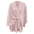 thumbnail image 3 of MESSUEN Fall Shawls for Women Ponchos for Women Thick Shawl Womens Scarfs Women Shawls Womens Capes Women's Poncho Sweater Pink One Size, 3 of 4