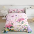 thumbnail image 2 of Castle Fairy Twin 2-Piece Flying Butterflies Floral Comforter Set, 2 of 8